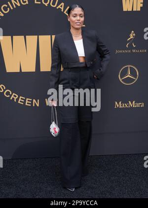 Los Angeles, USA. 10th Mar, 2023. DOMO arrives at the 16th Annual WIF Oscar Party held at NeueHouse Hollywood in Los Angeles, CA on Friday, ?March 10, 2023. (Photo By Sthanlee B. Mirador/Sipa USA) Credit: Sipa USA/Alamy Live News Stock Photo