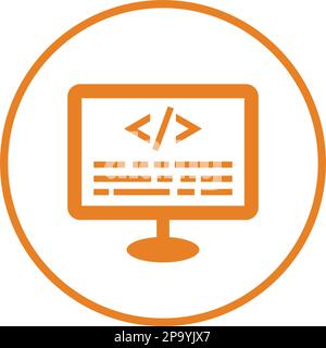 Coding, html, programming icon. Beautiful design and fully editable vector for commercial use, printed files and presentations, Promotional Materials, Stock Vector
