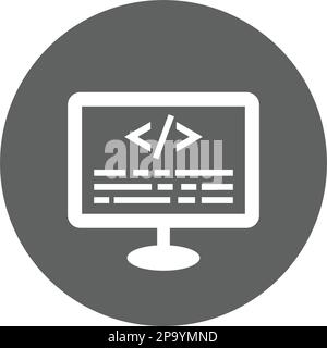 Coding, html, programming icon. Beautiful design and fully editable vector for commercial use, printed files and presentations, Promotional Materials, Stock Vector