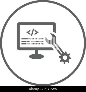 html management, coding icon. Beautiful design and fully editable vector for commercial use, printed files and presentations, Promotional Materials, w Stock Vector