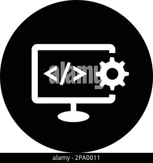 code, html management icon. Beautiful design and fully editable vector for commercial use, printed files and presentations, Promotional Materials, web Stock Vector