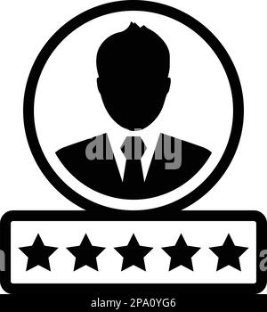 Profile, employee ranking icon. Fully editable vector EPS use for ...