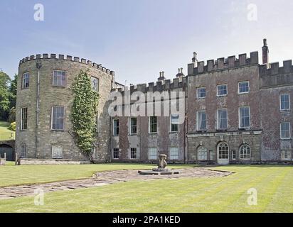 Exterior Port Eliot House at St Germans in south east Cornwall a photo illustration Stock Photo