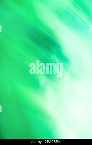 Viridian blue blurred bokeh. Turquoise mint color abstract bokeh lights on background. Stock Photo