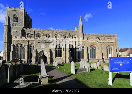 St Peter and St Pauls church, Clare village, Suffolk  county, England, UK Stock Photo