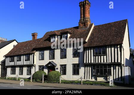 Nethergate House, Nethergate Street, Clare village, Suffolk county, England, UK Stock Photo