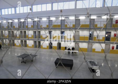 The new prison pictured during the transfer of 280 prisoners from the ...