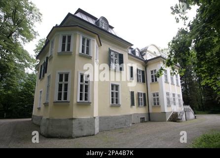 The outside view of a former home of the von Trapp family, is seen in 