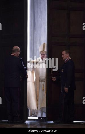 Pope Francis Opens The Holy Door Of St Peter's Basilica To Mark The 