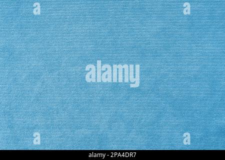 Texture background of velours light blue fabric. Upholstery velveteen texture fabric, corduroy furniture textile material, design interior, decor. Rid Stock Photo