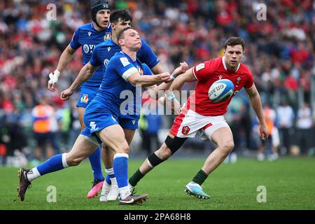 Paolo Garbisi of Italy in action during the Guinness Men's Six Nations ...