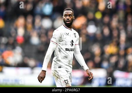 Mohamed Eisa #10 of MK Dons celebrates after scoring to make it 1-2 ...