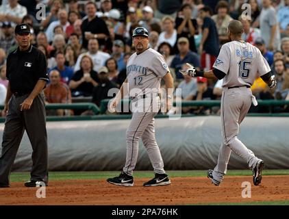 Toronto Blue Jays bench coach Don Mattingly talks with the news media  before a baseball game against the Miami Marlins, Monday, June 19, 2023, in  Miami. (AP Photo/Lynne Sladky Stock Photo - Alamy