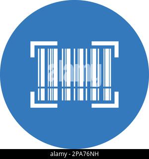 Bar code icon - Simple editable vector EPS file. Stock Vector