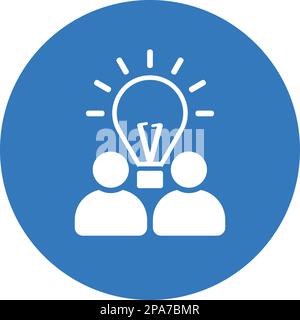 Brain storming icon - Simple editable vector EPS file. Stock Vector