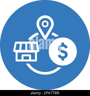 Local business icon - Perfect use for designing and developing websites, printed files and presentations, Promotional Materials and many more. Vector Stock Vector