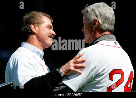 First baseman Bill Buckner of the Boston Red Sox is shown at training camp  in March 1987. Buckner will be released by the American League team  according to a published report. He