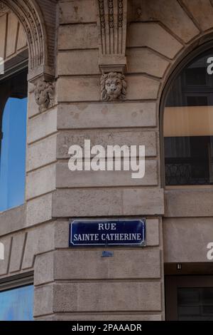 Bordeaux - Rue Sainte Catherine. Longest pedestrian shopping street in ...