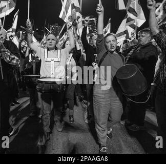 Tel Aviv, Israel. 11th Mar, 2023. Protestors march down the street Credit: James Margolis/Alamy Live News Stock Photo