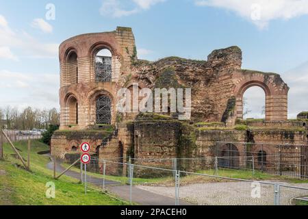 Trier Imperial Baths (Kaiserthermen) ruins - Trier, Germany Stock Photo