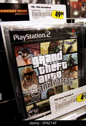 Grand Theft Auto San Andreas - Sony Playstation 2 PS2 - Editorial use only  Stock Photo - Alamy