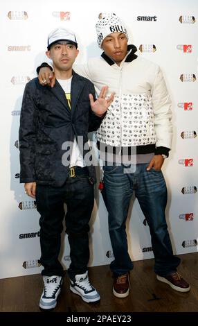 Pharrell williams and nigo hi-res stock photography and images - Alamy