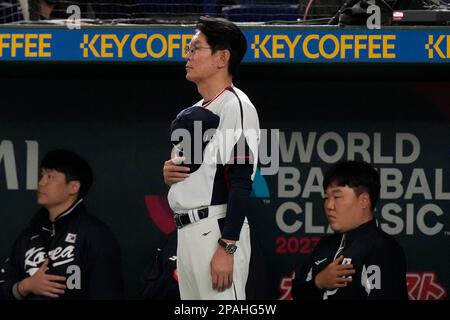 Lee Kang Chul, manager of South Korea's national baseball team