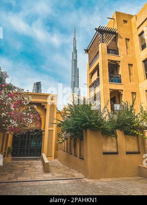 Souk Al Bahar market near Dubai Mall, Downtown Dubai, United Arab emirates Stock Photo