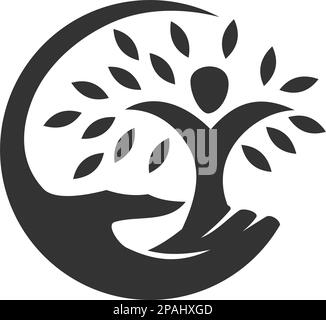 People Tree Vector Logo Template template Icon Illustration Brand Identity.Isolated and flat illustration. graphic Stock Vector