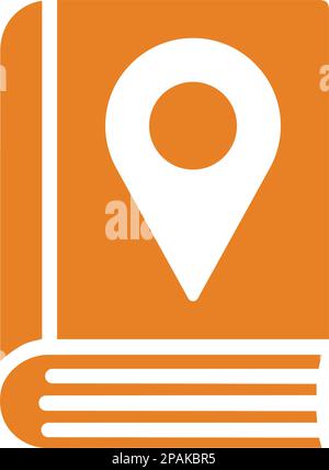 Journey, road map, travel book icon. Beautiful, meticulously designed icon. Well organized and editable Vector for any uses. Stock Vector