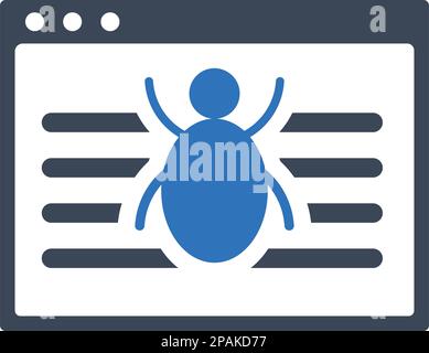 Web crawling icon - Use for commercial purposes, print media, web or any type of design projects. Vector EPS file. Stock Vector