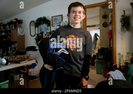 Ben Ownby stands in the living room of his home Tuesday, Jan. 16, 2007 ...