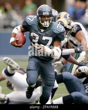 Seattle Seahawks - On this day in 2000, we used our first round pick (No.  19 overall) to select running back Shaun Alexander. During the 2005 season,  he ran his way into