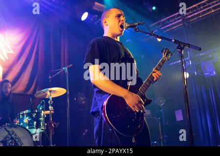 Oslo, Norway. 03rd, March 2023. The Norwegian tundra rock band Slomosa ...