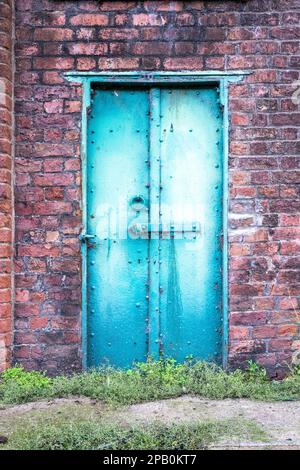 Loading bay to Warehouse in Liverpool Dockland Stock Photo