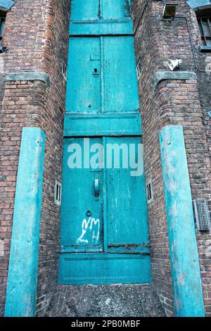 Loading bay to Warehouse in Liverpool Dockland Stock Photo