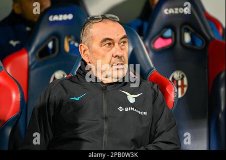 Renato Dall' Ara stadium, Bologna, Italy, March 11, 2023, alla  during  Bologna FC vs SS Lazio - italian soccer Serie A match Stock Photo