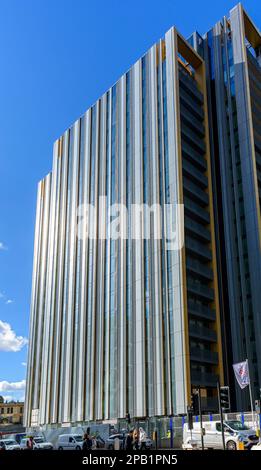 The New Victoria apartment complex nearing completion March 2023, Manchester, England, UK.  Now renamed New Vic. Stock Photo