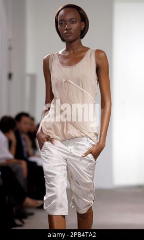 The Helmut Lang spring 2008 collection is modeled during