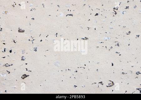 plastered old stone wall for decorative background textures Stock Photo
