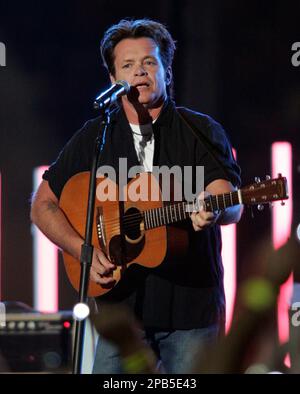 John Mellencamp sings Small town before the start of the opening football  game of the NFL season featuring the Indianapolis Colts and the New Orleans  Saints in Indianapolis, Thursday, Sept. 6, 2007. (