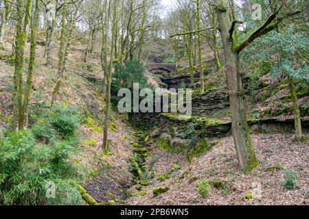 Rivington Terraced Gardens Stock Photo