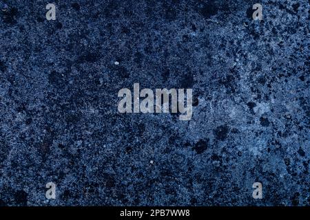 Dark blue concrete surface background. Texture, copy space Stock Photo