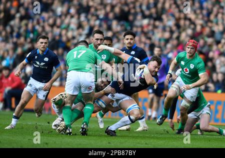 Edinburgh, UK. 12th Mar, 2023. Jack Dempsey of Scotland during the Guinness 6 Nations match at Murrayfield Stadium, Edinburgh. Picture credit should read: Neil Hanna/Sportimage Credit: Sportimage/Alamy Live News Stock Photo