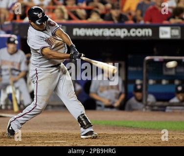 Washington Nationals Ronnie Belliard shows off his World Series