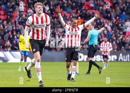 12-03-2023: Sport: PSV v Cambuur  EINDHOVEN, NETHERLANDS - MARCH 12: Jarrad Branthwaite (PSV Eindhoven) during the match Eredivisie PSV Eindhoven and Stock Photo