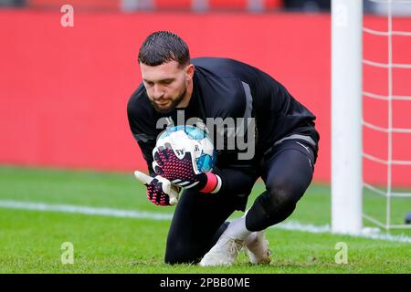 12-03-2023: Sport: PSV v Cambuur  EINDHOVEN, NETHERLANDS - MARCH 12: Goalkeeper Joel Drommel (PSV Eindhoven) during the match Eredivisie PSV Eindhoven Stock Photo