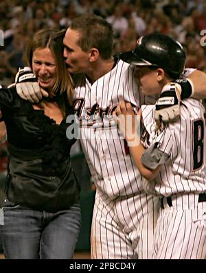 Craig Biggio and son at game