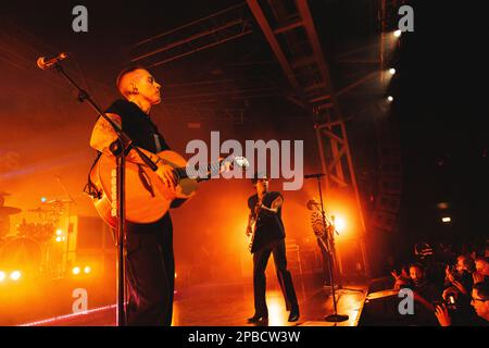 Milan, Italy, 11th Mar 2023. British pop band The Vamps perform live at Fabrique in Milan. Credits: Maria Laura Arturi/Alamy Live News Stock Photo