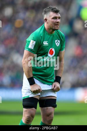 Edinburgh, UK. 12th Mar, 2023. Peter OÕMahony of Ireland during the Guinness 6 Nations match at Murrayfield Stadium, Edinburgh. Picture credit should read: Neil Hanna/Sportimage Credit: Sportimage/Alamy Live News Stock Photo